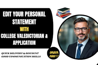edit your personal statement and your scholarship essay