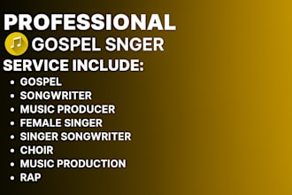 be female gospel choir ghost producer, music producer, country song back ground