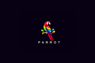 design outstanding parrot bird logo with express delivery