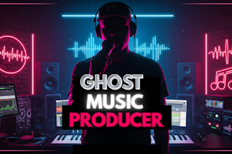 create any song remix in edm, house music, ghost producer