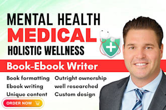 write on medical ebook, health and fitness, holistic health, mental health