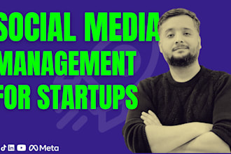 manage social media for your startup to grow your brand