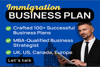 do business plan startup immigration business plan with 5 years financials