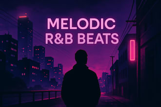 produce a smooth rnb or melodic type beat for your vocals
