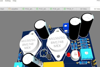 do pcb design, schematic, pcb layout using autodesk eagle, altium and kicad