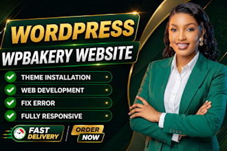 customize website with wpbakery, divi, envato, elementor pro, wpbakery builder