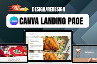 create canva website design, canva landing page migrate canva to wordpress wix