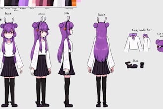 model your vrchat avatar furry avatar fursona military avatar vtuber vrm  anime