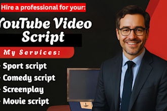 write youtube video script, movie script, nba sport screenplay, lyrics video