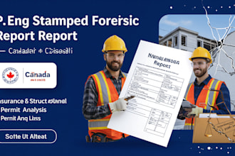 p eng stamped forensic structural analysis for legal insurance claims in canada