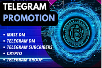 grow crypto telegram promotion, crypto telegram marketing, telegram subscribers