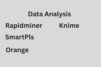 do data analysis in rapidminer, knime, orange, smartpls, amos, sas, stata