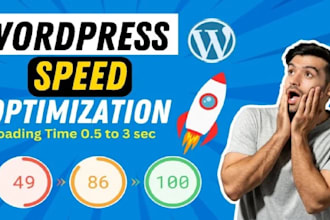 do wordpress website speed optimization, improve page speed