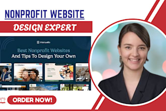 charity, ngo, 501c3, donation, nonprofit website on wordpress, wix and godaddy