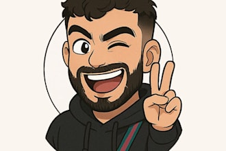 create custom cartoon face stickers with expressive emotions