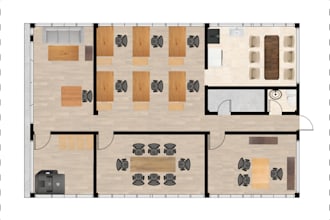 create professional 2d architectural floor plans and technical drawings