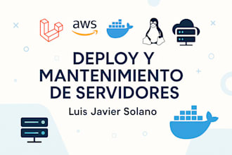 configuraré tu servidor linux en AWS, vps o hosting