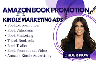 viral booktok video ebook promotion book trailer amazon kindle ads paperback