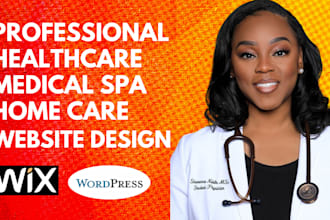 design medical website, healthcare website assisted living home care website