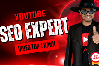 do your youtube SEO expert and videos top ranking