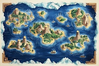 create a high quality high detail fantasy map for dnd