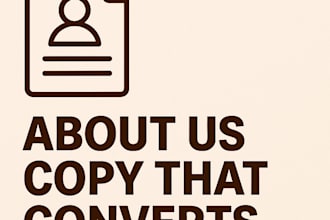 write a powerful about us or bio section that connects and converts
