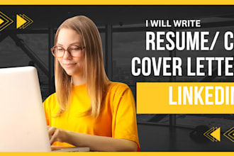 write your senior executive CV resume cover letter and optimize your linkedin