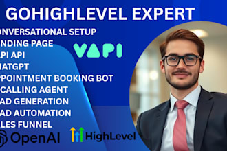 create gohighlevel CRM, chatbot automation, ghl workflows and triggers