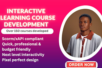 develop e learning course or instructional design on articulate storyline 360