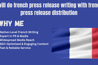 heartfelt french press release writing and distribution