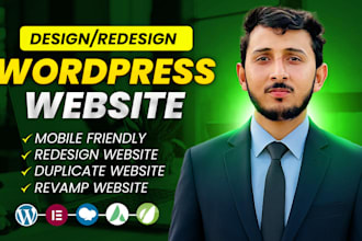 build industry level wordpress website with elementor