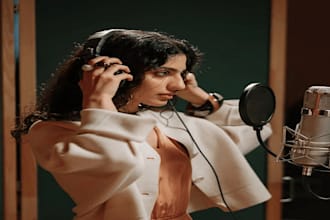 sing soft and powerful female vocals in pop rock metal, edm vocals
