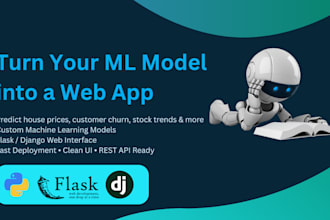 machine learning model into a web app