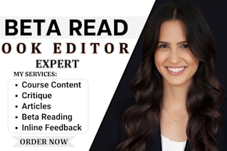 beta read critique provide inline feedback on your ebook articles course content