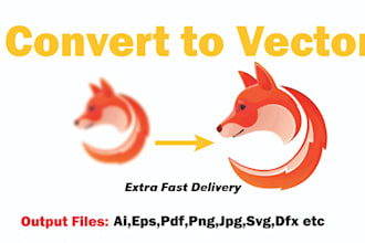 do vector tracing or convert to vector manually