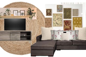 compose an interior mood board