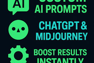write powerful chatgpt and midjourney prompts, ai content