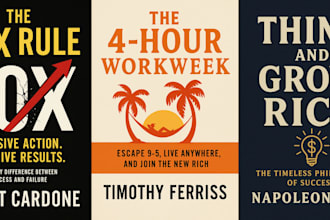 create amazing ai book covers unlimited revisions