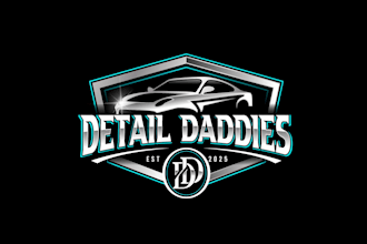 do luxury auto detailing, carwash, automotive, trucking and car logo design