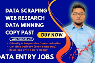 be your virtual assistant for data entry, web research, and admin tasks