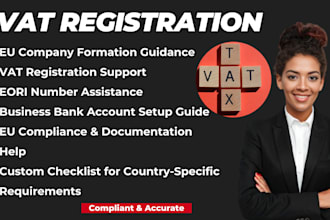handle eu vat registration, return filing, oss setup, and compliance