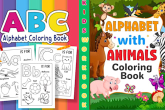 design kids activity book worksheets tracing maze crossword puzzle coloring page