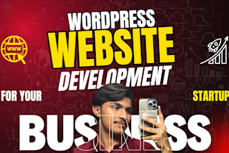 create custom wordpress website for your startup business to grow faster
