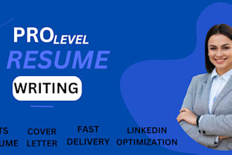 write a powerful resume, cover letter, and linkedin profile to boost your career
