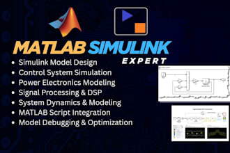 design and simulate your system using matlab simulink
