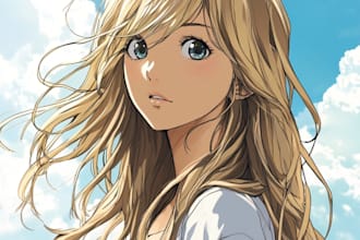 anime comic in manga style, comic  fanart, comic book art