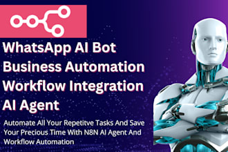 build powerful n8n ai agents and automation for business and whatsapp