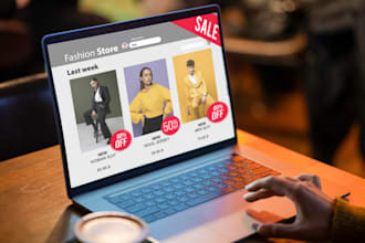 a professional responsive and sales focused shopify store