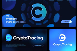 design modern timeless tech crypto saas software app and startup business logo