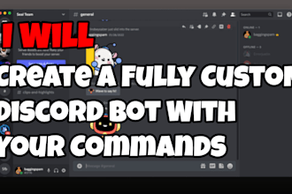 create a fully custom discord bot